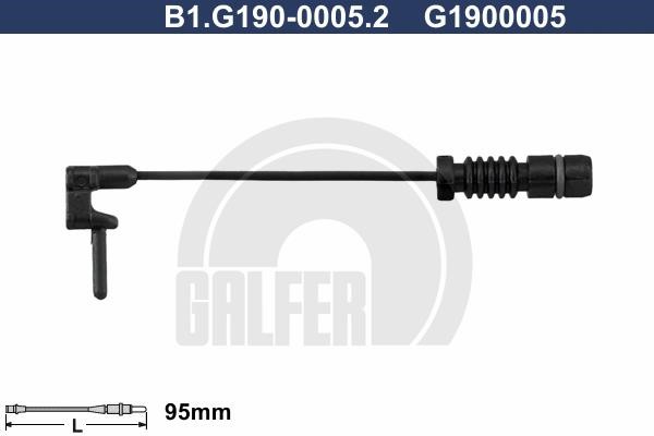 Galfer B1G19000052 Warning contact, brake pad wear B1G19000052