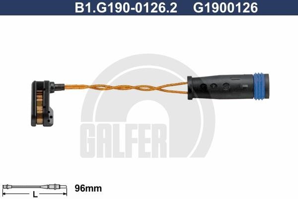Galfer B1G19001262 Warning contact, brake pad wear B1G19001262