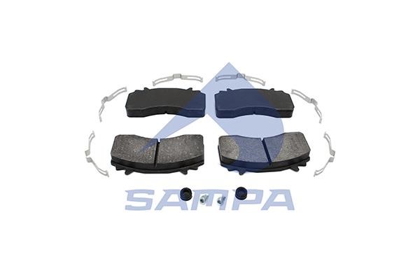 Sampa 096.972 Brake Pad Set, disc brake 096972