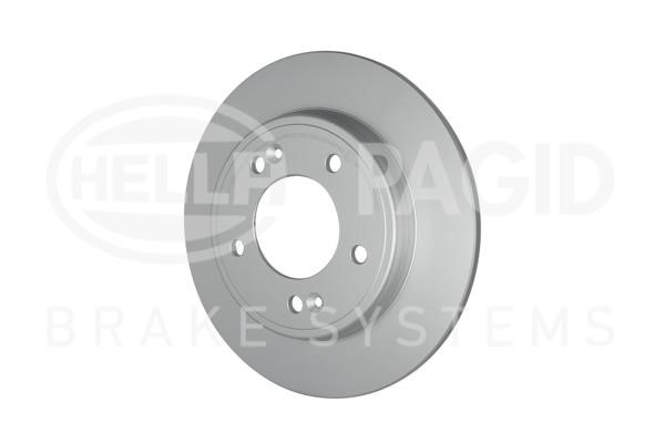 Rear brake disc, non-ventilated Hella-Pagid 8DD 355 132-611