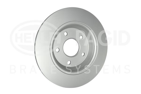 Rear brake disc, non-ventilated Hella-Pagid 8DD 355 132-031