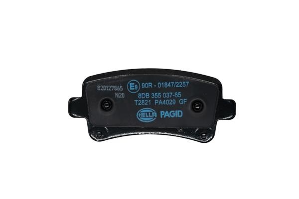Brake Pad Set, disc brake Hella-Pagid 8DB 355 037-651