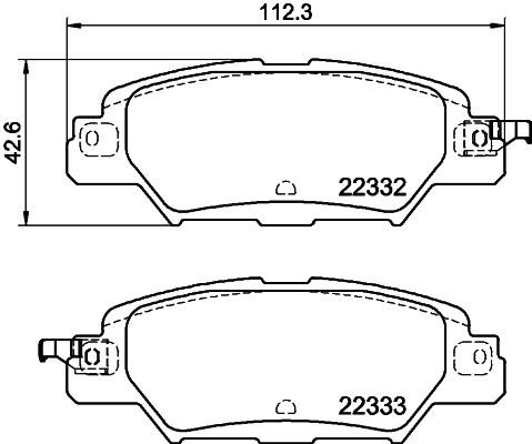 Buy Hella-Pagid 8DB355025461 – good price at EXIST.AE!