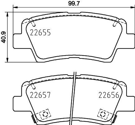 Hella-Pagid 8DB 355 031-681 Brake Pad Set, disc brake 8DB355031681