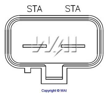 Alternator regulator Wai H0597C