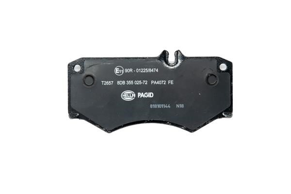 Brake Pad Set, disc brake Hella-Pagid 8DB 355 025-721