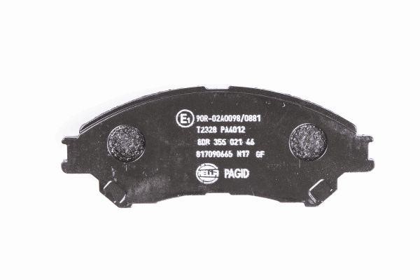 Brake pad set Hella-Pagid 8DB 355 021-461