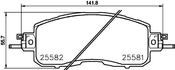 Buy Hella-Pagid 8DB355023321 – good price at EXIST.AE!