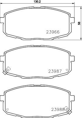 Hella-Pagid 8DB 355 028-091 Brake Pad Set, disc brake 8DB355028091