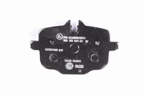 Brake Pad Set, disc brake Hella-Pagid 8DB 355 021-631