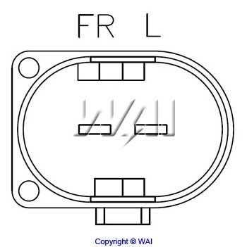 Alternator regulator Wai IB266