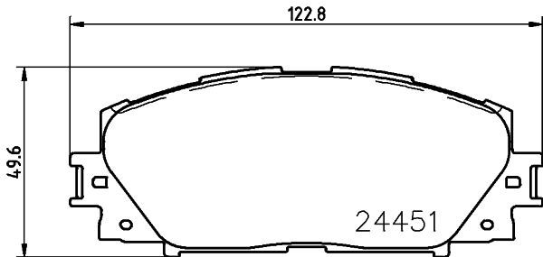 Hella-Pagid 8DB 355 028-551 Brake Pad Set, disc brake 8DB355028551