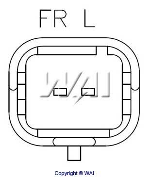 Alternator regulator Wai M574