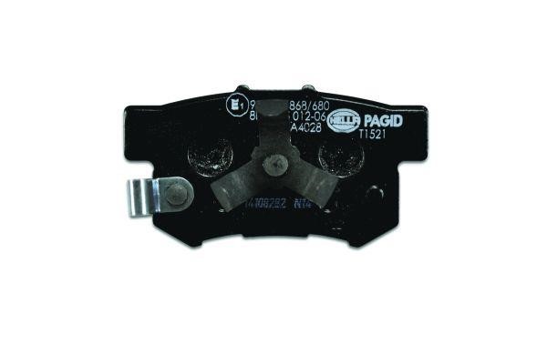 Brake Pad Set, disc brake Hella-Pagid 8DB 355 030-261