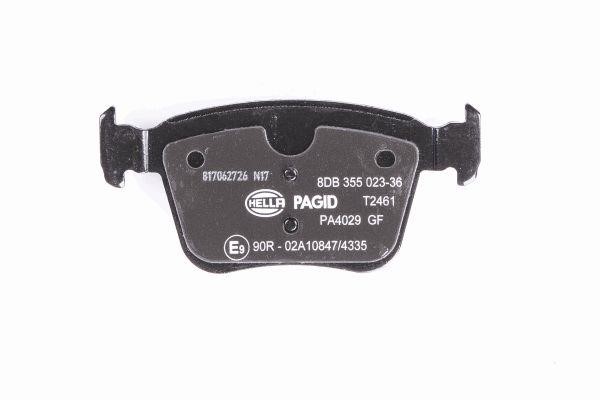 Brake Pad Set, disc brake Hella-Pagid 8DB 355 023-361