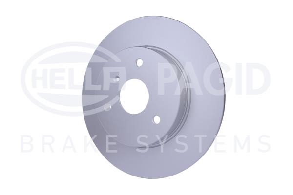 Unventilated front brake disc Hella-Pagid 8DD 355 127-411