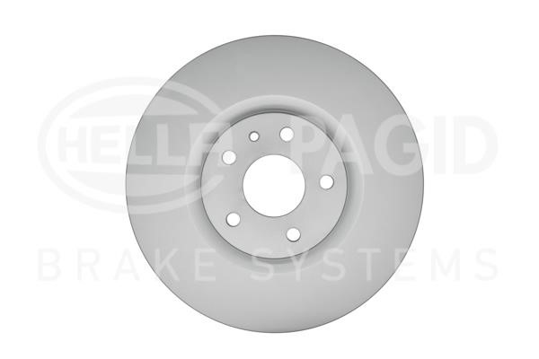 Front vented brake disc Hella-Pagid 8DD 355 132-421