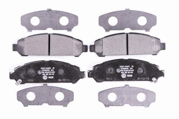 Hella-Pagid 8DB 355 021-821 Brake Pad Set, disc brake 8DB355021821