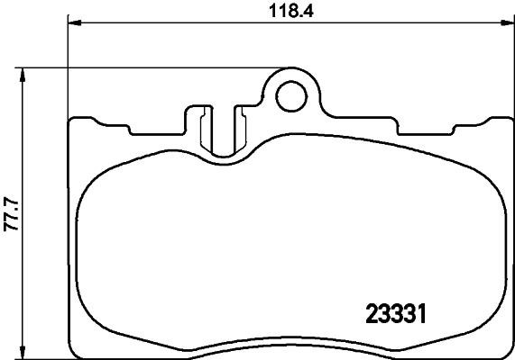 Hella-Pagid 8DB 355 036-831 Brake Pad Set, disc brake 8DB355036831