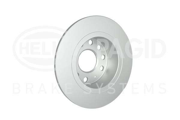 Rear brake disc, non-ventilated Hella-Pagid 8DD 355 132-281