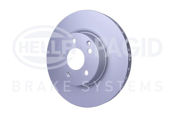 Front vented brake disc Hella-Pagid 8DD 355 127-771