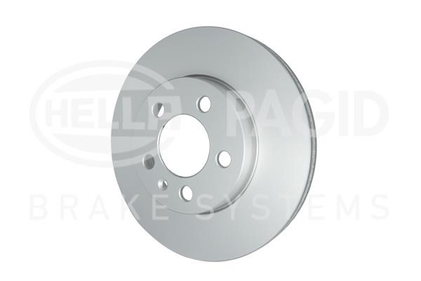 Front brake disc ventilated Hella-Pagid 8DD 355 132-091