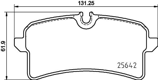 Hella-Pagid 8DB 355 025-571 Brake Pad Set, disc brake 8DB355025571