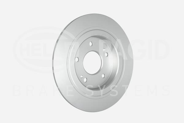 Rear brake disc, non-ventilated Hella-Pagid 8DD 355 132-921