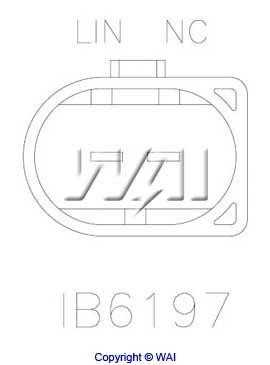Alternator regulator Wai IB6197