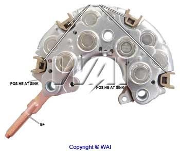 Rectifier, alternator Wai INR720PAL