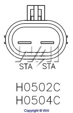 Alternator regulator Wai H0504C