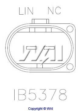 Alternator regulator Wai IB5378