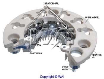 Rectifier, alternator Wai IMR12202