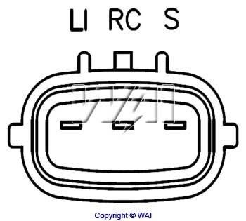 Alternator regulator Wai IN6342