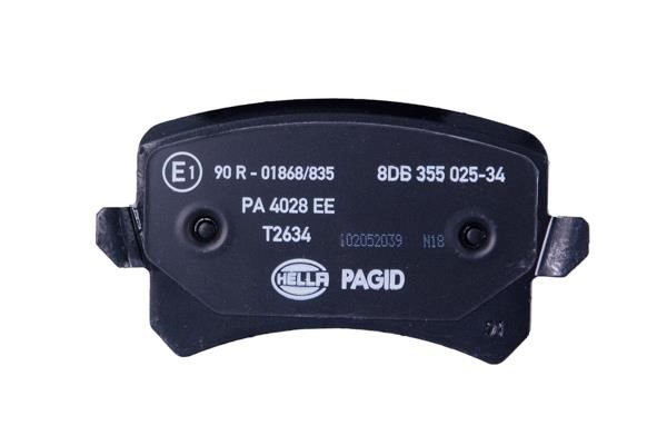 Brake pad set Hella-Pagid 8DB 355 025-341