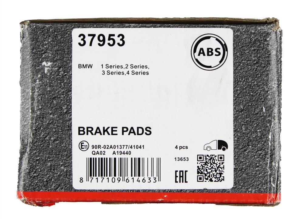 Brake pad set ABS 37953