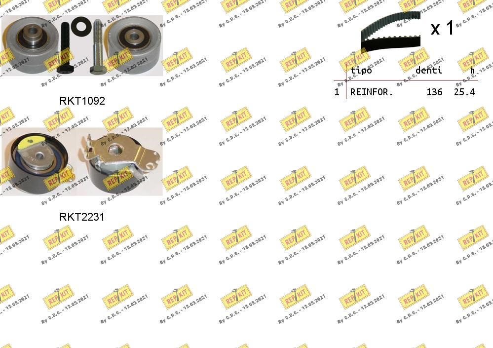 Repkit RKTK0945 Timing Belt Kit RKTK0945