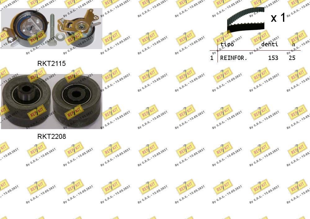 Repkit RKTK0930 Timing Belt Kit RKTK0930