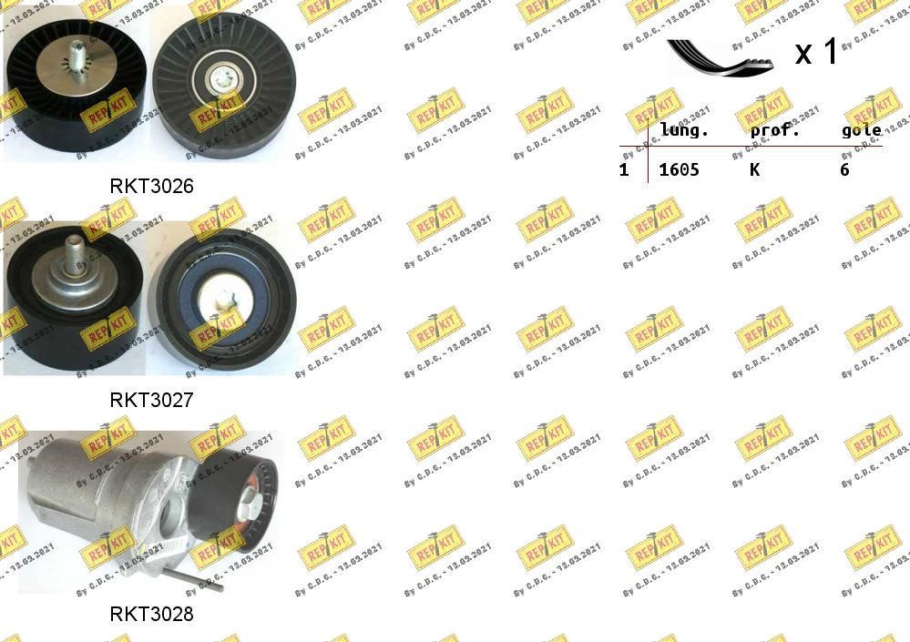 Repkit RKTA0083 Drive belt kit RKTA0083