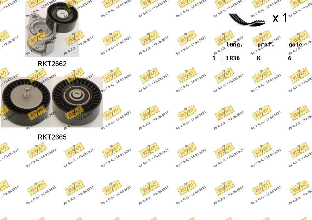 Repkit RKTA0042 Drive belt kit RKTA0042