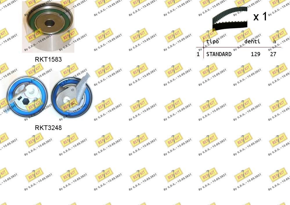 Repkit RKTK1268 Timing Belt Kit RKTK1268