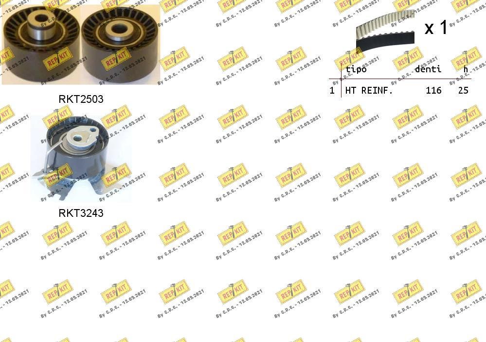 Repkit RKTK1157 Timing Belt Kit RKTK1157