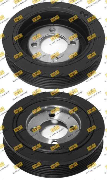 Repkit RKT9338 Belt Pulley, crankshaft RKT9338