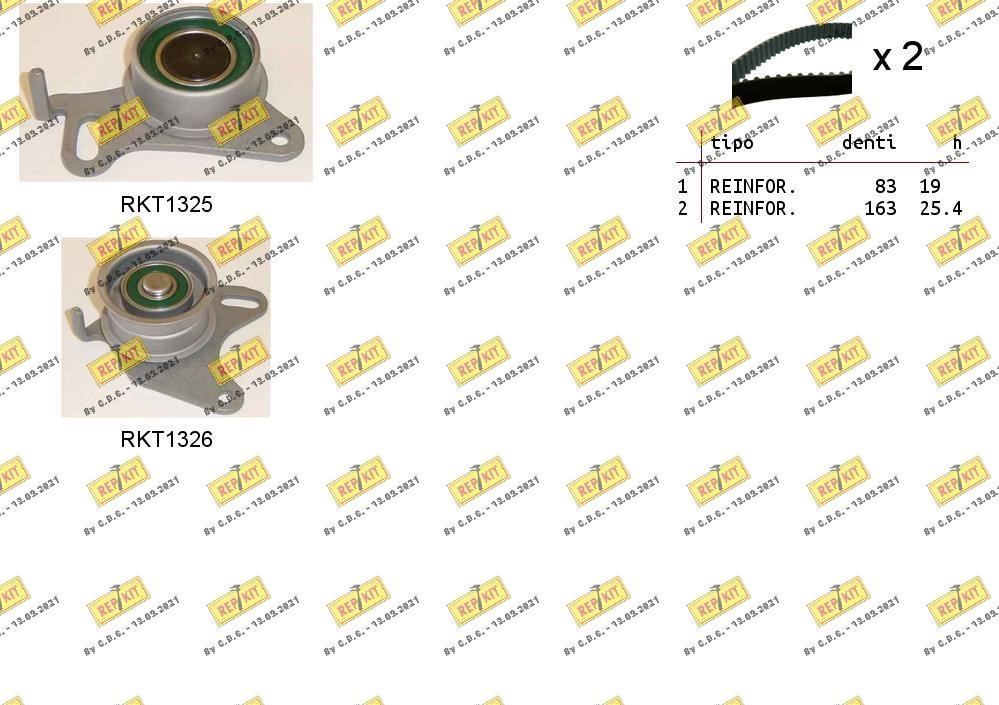 Repkit RKTK0837 Timing Belt Kit RKTK0837