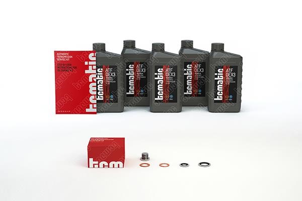 TcMatic 105.118.0001 Parts Kit, automatic transmission oil change 1051180001 1051180001 TcMatic Parts Kit, automatic transmission oil change