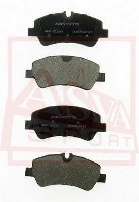 Asva AKD-21203 Rear disc brake pads, set AKD21203