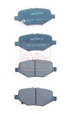 Asva AKD-21202 Rear disc brake pads, set AKD21202