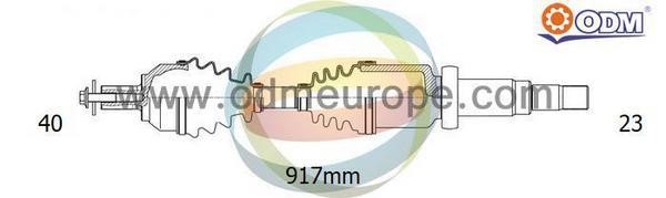 Odm-multiparts 18-016070 Drive Shaft 18016070