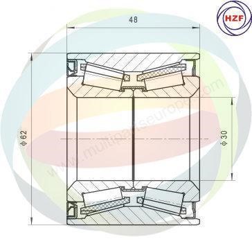 Odm-multiparts 70-160029 Wheel bearing kit 70160029