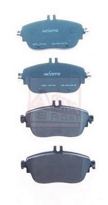 Asva AKD-16104 Brake Pad Set, disc brake AKD16104